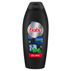 BABA Tusfürdő, 750 ml, BABA, férfi mentakivonattal BABA Tusfürdő, 750 ml, BABA, férfi mentakivonattal