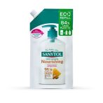 SANYTOL Folyékony szappan, utántöltő, 500 ml, SANYTOL, mandula SANYTOL Folyékony szappan, utántöltő, 500 ml, SANYTOL, mandula