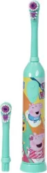 . Fogkefe, elektromos, 2 pótfejjel, 3+, "Peppa Pig", zöld