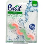 . WC tisztító blokk, 2 fázisú, 3x45 g, "Brait Hygiene and fresh", fenyő . WC tisztító blokk, 2 fázisú, 3x45 g, "Brait Hygiene and fresh", fenyő