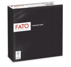   FATO Szalvéta, 1/4 hajtogatott, 33x33 cm, FATO "Smart Table", fekete