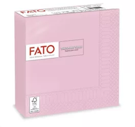 FATO Szalvéta, 1/4 hajtogatott, 33x33 cm, FATO "Smart Table", rózsaszín