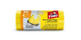FINO Szemeteszsák, köthető füles, 20 l, 30 db, 44x49 cm, 7 µ, FINO "Smart handles", sárga FINO Szemeteszsák, köthető füles, 20 l, 30 db, 44x49 cm, 7 µ, FINO "Smart handles", sárga