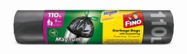 FINO Szemeteszsák, önzáró szalagos, 110 l, 8 db, 60x100 cm, 30 µ, FINO "Magnum", fekete FINO Szemeteszsák, önzáró szalagos, 110 l, 8 db, 60x100 cm, 30 µ, FINO "Magnum", fekete