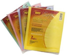 TUTI Törlőkendő, univerzális, 3 db, TUTI "Soft" TUTI Törlőkendő, univerzális, 3 db, TUTI "Soft"