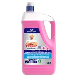 MR PROPER Univerzális padló- és felülettisztító, 5 l, MR PROPER, cseresznyevirág MR PROPER Univerzális padló- és felülettisztító, 5 l, MR PROPER, cseresznyevirág