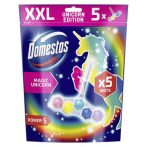 DOMESTOS WC frissítő blokk, 5 db-os, DOMESTOS "Power 5", unikornis DOMESTOS WC frissítő blokk, 5 db-os, DOMESTOS "Power 5", unikornis