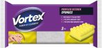 VORTEX Mosogatószivacs, 2+1 db, VORTEX VORTEX Mosogatószivacs, 2+1 db, VORTEX