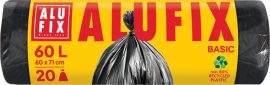 ALUFIX Szemeteszsák, 60 l, 20 db, 60x71 cm, 10 µ, ALUFIX "Economy", fekete ALUFIX Szemeteszsák, 60 l, 20 db, 60x71 cm, 10 µ, ALUFIX "Economy", fekete