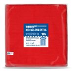BONUS Törlőkendő, univerzális, 10 db, 40x40 cm, BONUS "MicroCLEAN Extra", piros BONUS Törlőkendő, univerzális, 10 db, 40x40 cm, BONUS "MicroCLEAN Extra", piros
