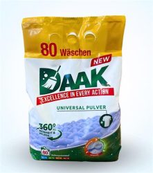 . Mosópor, univerzális, 80 mosáshoz, 4,8 kg, "Daak" . Mosópor, univerzális, 80 mosáshoz, 4,8 kg, "Daak"