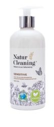 NATURCLEANING Mosogatószer koncentrátum, illat- és allergénmentes, pumpás, 500 ml, NATURCLEANING "Sensitive" NATURCLEANING Mosogatószer koncentrátum, illat- és allergénmentes, pumpás, 500 ml, NATURCLEANING "Sensitive"