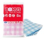 BONUS Mosogatókendő, viszkóz, 5 db, BONUS BONUS Mosogatókendő, viszkóz, 5 db, BONUS