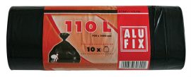 ALUFIX Szemeteszsák, 110 l, 10 db, 70x110 cm, 25 µ, ALUFIX, fekete ALUFIX Szemeteszsák, 110 l, 10 db, 70x110 cm, 25 µ, ALUFIX, fekete