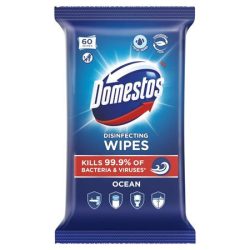 DOMESTOS Nedves törlőkendő, 60 db, DOMESTOS "óceán" DOMESTOS Nedves törlőkendő, 60 db, DOMESTOS "óceán"