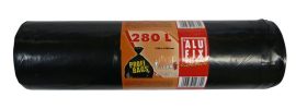 ALUFIX Szemeteszsák, 280 l, 5 db, 115x135 cm, 60 µ, ALUFIX, fekete ALUFIX Szemeteszsák, 280 l, 5 db, 115x135 cm, 60 µ, ALUFIX, fekete