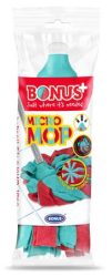 BONUS Felmosófej, mikroszálas, BONUS "MicroMOP", zöld-lila BONUS Felmosófej, mikroszálas, BONUS "MicroMOP", zöld-lila