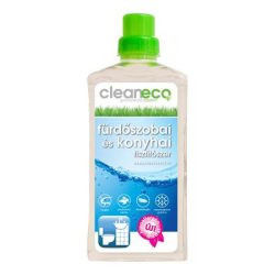 CLEANECO Fürdőszobai és konyhai tisztítószer, organikus, 1 l, CLEANECO CLEANECO Fürdőszobai és konyhai tisztítószer, organikus, 1 l, CLEANECO