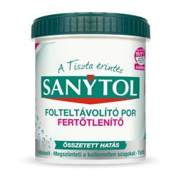 SANYTOL Folteltávolító- és fertőtlenítő por, 450 g, SANYTOL SANYTOL Folteltávolító- és fertőtlenítő por, 450 g, SANYTOL