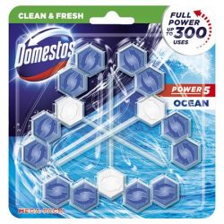 DOMESTOS WC frissítő blokk, 3 db-os, DOMESTOS "Power 5", óceán DOMESTOS WC frissítő blokk, 3 db-os, DOMESTOS "Power 5", óceán