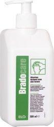 BRADO Kézápoló krém, munkavédelmi, glicerines, pumpás, 500 ml, BRADOCARE, aloe vera BRADO Kézápoló krém, munkavédelmi, glicerines, pumpás, 500 ml, BRADOCARE, aloe vera