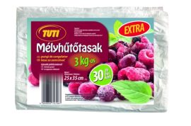 TUTI Mélyhűtőzacskó, 3kg, 30 db, TUTI "Extra" TUTI Mélyhűtőzacskó, 3kg, 30 db, TUTI "Extra"