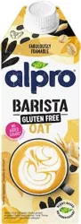 ALPRO Növényi ital, dobozos, 1 L, ALPRO "Barista", gluténmentes zab