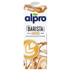 ALPRO Növényi ital, dobozos, 1 L, ALPRO "Barista", mandula