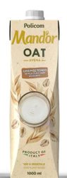 MAND'OR Növényi ital, cukormentes, dobozos, 1 l, MAND'OR "Prémium", zab MAND'OR Növényi ital, cukormentes, dobozos, 1 l, MAND'OR "Prémium", zab