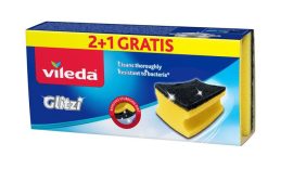 VILEDA Súrolószivacs, 2+1 db, antibakteriális, VILEDA "Glitzi" VILEDA Súrolószivacs, 2+1 db, antibakteriális, VILEDA "Glitzi"