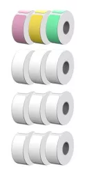 KODAK Címke, 12 tekercs (3 színes 9 fehér), M50 nyomtatóhoz, KODAK KODAK Címke, 12 tekercs (3 színes 9 fehér), M50 nyomtatóhoz, KODAK
