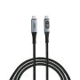   VERBATIM USB kábel, USB-C - USB-C, 1,2 m, 100W, teljesítménykijelzővel, VERBATIM