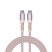 VERBATIM USB kábel, USB-C - USB-C, 1,2 m, 60W, mágneses, VERBATIM, rózsaszín VERBATIM USB kábel, USB-C - USB-C, 1,2 m, 60W, mágneses, VERBATIM, rózsaszín