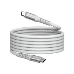 VERBATIM USB kábel, USB-C - USB-C, 1,2 m, 100W, mágneses, VERBATIM, szürke VERBATIM USB kábel, USB-C - USB-C, 1,2 m, 100W, mágneses, VERBATIM, szürke