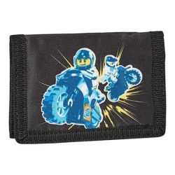 LEGO Pénztárca, tépőzáras, LEGO "City Race", fekete-mintás LEGO Pénztárca, tépőzáras, LEGO "City Race", fekete-mintás