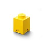 LEGO Tárolódoboz, szögletes, LEGO, sárga LEGO Tárolódoboz, szögletes, LEGO, sárga