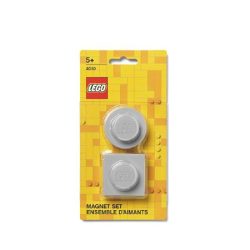 LEGO Mágnes, 2 különböző forma, LEGO, szürke LEGO Mágnes, 2 különböző forma, LEGO, szürke