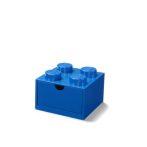 LEGO Tárolódoboz íróasztalra, fiókos, LEGO "Brick 2x2", kék LEGO Tárolódoboz íróasztalra, fiókos, LEGO "Brick 2x2", kék