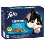 FELIX Macskaeledel, 12x85 g, FELIX "Fantastic", halas válogatás FELIX Macskaeledel, 12x85 g, FELIX "Fantastic", halas válogatás