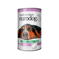 . Kutyaeledel, konzerv, 1240 g "Eurodog", májas . Kutyaeledel, konzerv, 1240 g "Eurodog", májas