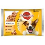 PEDIGREE Kutyaeledel, alutasakos, 4x100 g, PEDIGREE, marha és baromfi PEDIGREE Kutyaeledel, alutasakos, 4x100 g, PEDIGREE, marha és baromfi