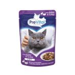 PREVITAL Macskaeledel, alutasakos, felnőtt macskáknak, 100 g, PREVITAL, nyúl és pulyka aszpikban PREVITAL Macskaeledel, alutasakos, felnőtt macskáknak, 100 g, PREVITAL, nyúl és pulyka aszpikban