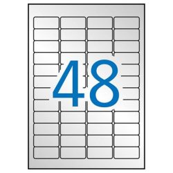 APLI Etikett, 45,7x21,2 mm, poliészter, időjárásálló, kerekített sarkú, APLI, ezüst, 960 etikett/csomag APLI Etikett, 45,7x21,2 mm, poliészter, időjárásálló, kerekített sarkú, APLI, ezüst, 960 etikett/csomag