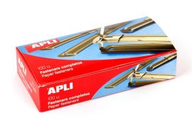 APLI Lefűzőlapocska, fém, 100 db-os, APLI APLI Lefűzőlapocska, fém, 100 db-os, APLI