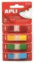   APLI Jelölőcímke, "Z", műanyag, 4x35 lap, 12x45 mm, APLI, 4 szín