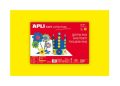   APLI Moosgumi, 400x600 mm, APLI Kids "Eva Sheets", sárga