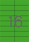   APLI Etikett, 105x37 mm, színes, APLI, zöld 1600 etikett/csomag