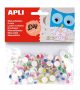   APLI Öntapadó mozgó szem, kör, APLI "Creative", vegyes színek