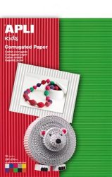 APLI Hullámkarton, 297x210 mm, 10 ív, APLI Kids, vegyes színek APLI Hullámkarton, 297x210 mm, 10 ív, APLI Kids, vegyes színek