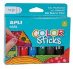   APLI Tempera kréta készlet, APLI Kids "Color Sticks", 6 különböző szín